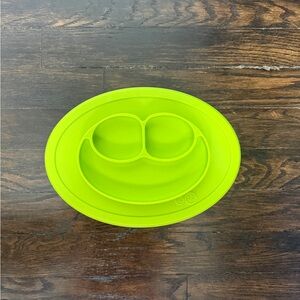 EzPz toddler plate, green